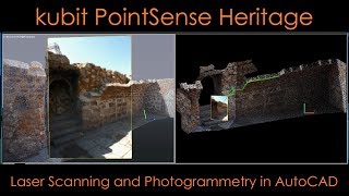 PointSense Heritage Laser Scanning and Photogrammetry in AutoCAD [upl. by Esej364]