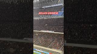 MILANUDINESE San Siro senza striscioni 🔴⚫️❌  Shorts [upl. by Graham]