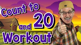 Count to 20 and Workout  Fun Counting Song for Kids  Count by 1s to 20  Jack Hartmann [upl. by Yahiya]