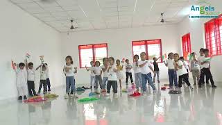 Patriotic dance performance on Fir bhi dil hai Hindustaniby LkG kids [upl. by Yul]