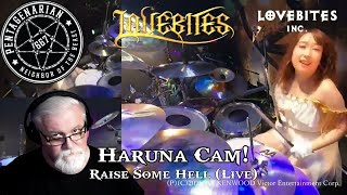 Loving the Haruna CAM Lovebites  Raise Some Hell  Live [upl. by Sandell]