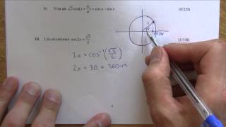 Matematik 4  Lösning av Nationella provet vt2013 del C  del 1 av 2 [upl. by Stevenson]