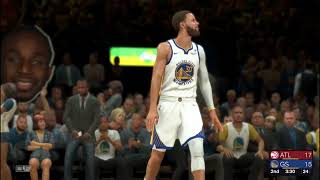 HAWKS vs WARRIORS NBA 2K24 [upl. by Anelat219]