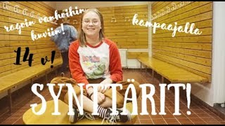 SYNTTÃ„RIPÃ„IVÃ„ kampaajalla koulukuvaus lahjoja [upl. by Refanej]