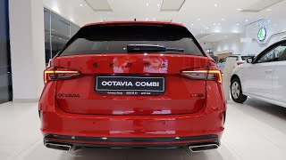 2021 Skoda Octavia Combi RS 245 hp  Visual Review [upl. by Bernelle]