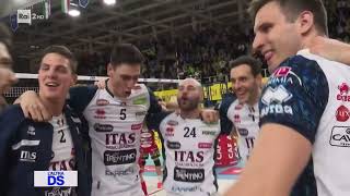 📺 DALLA DOMENICA SPORTIVA  LItas Trentino vince e si prende la vetta in SuperLega [upl. by Aihsile]