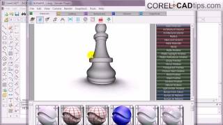 CorelCAD  First look at the 3D revolve feature [upl. by Finlay724]