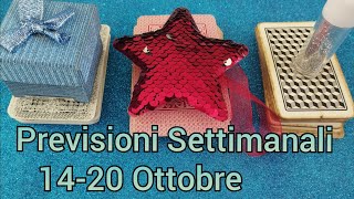 Ecco la notizia che aspettavi📞😊 previsionisettimanali dal14 al 20 ottobre [upl. by Wrennie]