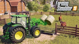 FS19 ADDING HORSE POWER TO THE FARM HORSE TRAINING BUSINESS  EP 4 [upl. by Rutter]