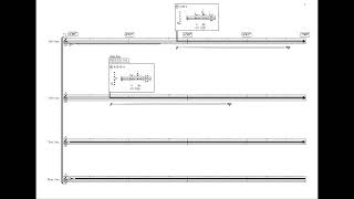 William Dougherty  into the blessed darkness w score for saxophone quartet 202223 [upl. by Lehcim]