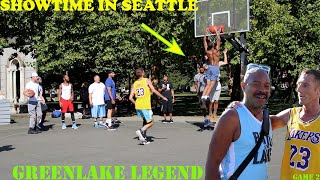 SEATTLE hoopers Takeover Greenlake PARKBasketball action 5v5 Ep2 [upl. by Verdha]