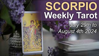 SCORPIO WEEKLY TAROT READING quotA FAIR AGREEMENT DONT SETTLE FOR LESSquot July 29th to August 4th 2024 [upl. by Hales]