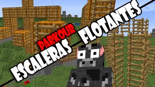 MINECRAFT TRUCO 18 ESCALERAS FLOTANTES  PARKOUR [upl. by Ynor]