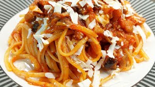 Pasta alla Siciliana MELANZANE e Ricotta Salata Buonissima 😋😋 [upl. by Yrokcaz]