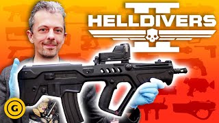 Firearms Expert Reacts To Helldivers 2’s Guns [upl. by Ailalue]