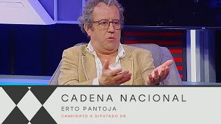 El candidato a diputado Erto Pantoja en CadenaNacional [upl. by Lyrad976]