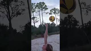 Volleyball CARTWHEEL 🤸‍♀️ volleyball volleyballplayer volleyballworld haikyuu sports gopro [upl. by Kendell557]