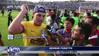 George Forsyth quotEsta final se lo dedicamos al profesor Cholo Castilloquot [upl. by Horton]