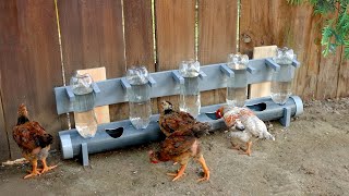 No need to water daily with this chicken waterer design [upl. by Tteltrab]