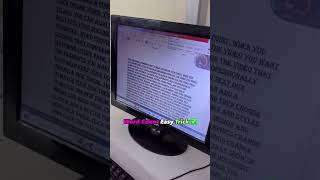 Word Count Easy Trick ytshorts computereducational computerknowledge [upl. by Airdnassac490]