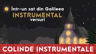 Intrun sat din Galileea ❄️ INSTRUMENTAL karaoke [upl. by Elbys]