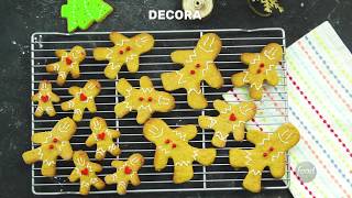 Galletas de jengibre navideñas  Recetas Navideñas  Food Network Latinoamérica [upl. by Anirdnaxela873]