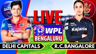 Royal Challengers Bangalore vs Delhi Capitals Live  WPL Live Commentary  RCB W vs DC W Live Match [upl. by Ayamat]