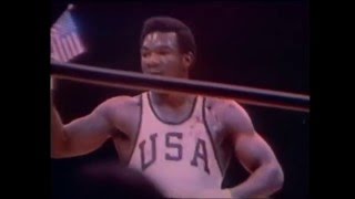 1968 Olympic Heavyweight Final  George Foreman vs Jonas Cepulis [upl. by Colier489]