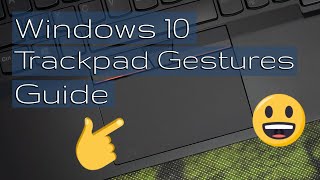 How to  Windows 10 Touchpad Gestures Guide [upl. by Boycey]