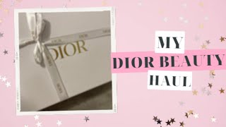 Come and See My Dior Beauty Haul Plus Free Gifts [upl. by Aicatsanna]