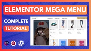 How to Create Mega Menu using Elementor  Elementor Pro Mega Menu tutorial [upl. by Knarf]