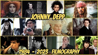 Johnny Depp Filmography  1984  2023 [upl. by Atteval]