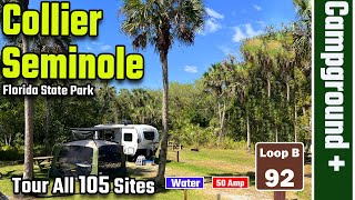 Collier Seminole State Park Campground FULL TOUR amp Fun RV Living 4K [upl. by Lorraine309]