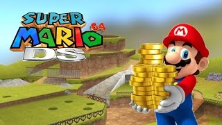 Super Mario 64 DS  BobOmb Battlefield 100 Coins  20150  NDS [upl. by Aiyram]