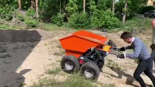 Belle Minidumper BMD 300 in action [upl. by Griffy]