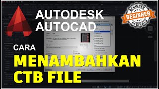 AutoCAD Make PlotStyle CTB and STB [upl. by Trstram223]