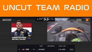 NORRIS vs VERSTAPPEN  LAP5364 TEAM RADIO  2024 Austrian Grand Prix [upl. by Nariko]