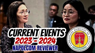 NAPOLCOM EXAM REVIEWER  Current Events 2023 amp 2024 Part 2 [upl. by Tekcirc426]