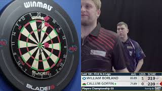 William Borland vs Callum Goffin  Players Championships 3 2024  PDC Darts First Round Full Match [upl. by Erminia414]