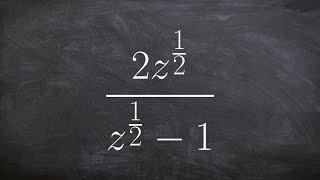 Learn how to rationalize the denominator with a rational exponent [upl. by Leirum278]