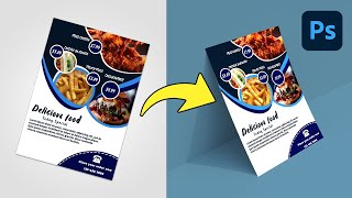 Easily Create A Flyer Mockup In Photoshop  Photoshop Tutorials For Beginners [upl. by Winshell436]