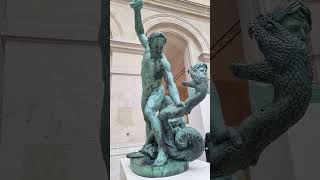 Hercules fighting achelous tranformed into a snake bronze 1824 in Paris [upl. by Neuburger]