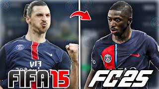 ¡Reconstruyo Al PSG Desde FIFA 15 Hasta FC 25 [upl. by Assirek]