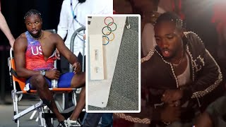 Noah Lyles Caught At Olympic Party After Having Covid Was He Faking [upl. by Zucker]