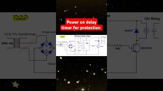 Power on delay timer circuit pcb  Switch on delay timer shorts [upl. by Roselin]