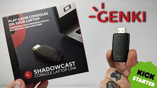 Genki Shadowcast  The Smallest 4k Passthrough Device from Kickstarter [upl. by Epolenep]