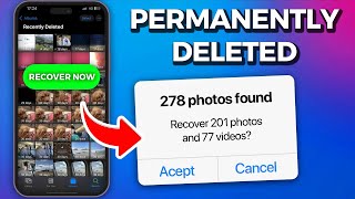 🔄 RECOVER Permanently Deleted Photos amp Videos on IOS  iPhone amp iPad Simple Guide [upl. by Illek]