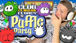 PUFFLES ARE BACK  CLUB PENGUIN LEGACY PUFFLE PARTY [upl. by Hyams]