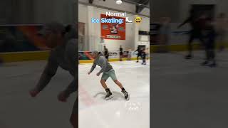 Normal Ice skating vs extreme ice skating trollface troll edit skull [upl. by Nylzor]