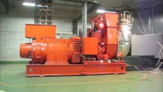 Kongsberg Dresser Power KG2SL3 Diesel Turbine startup and shutdown [upl. by Alisan]